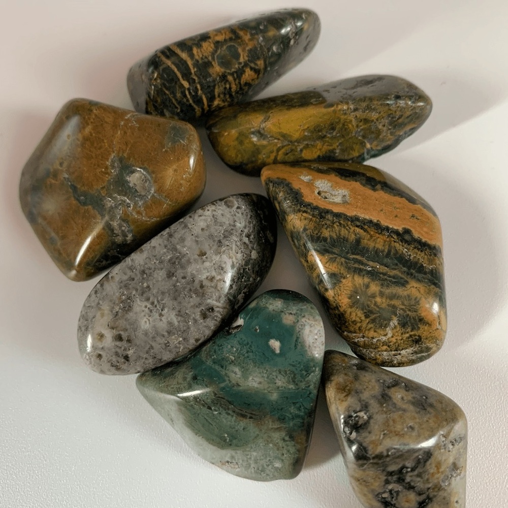 Ocean Jasper. Set of 7